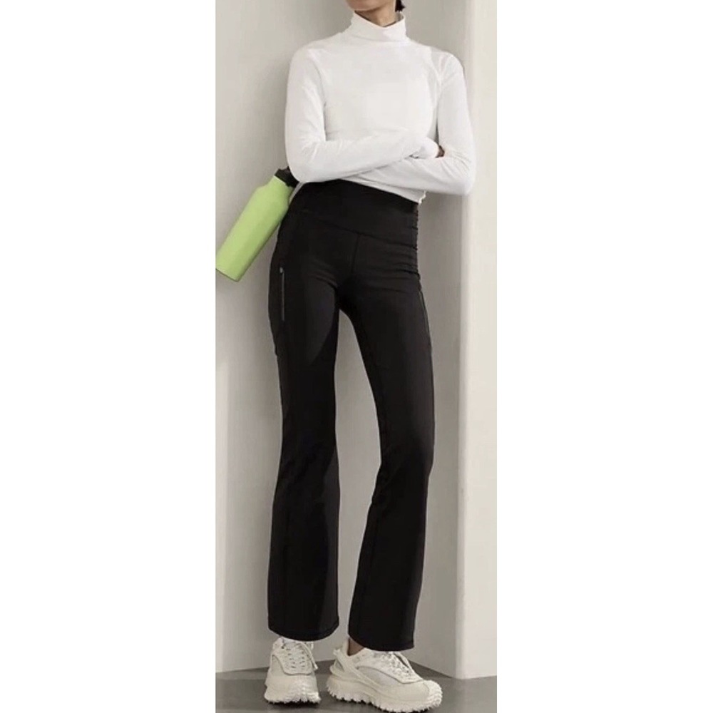 Athleta Rainier High Rise Bootcut Pant Legging Women's Size 1X Black
